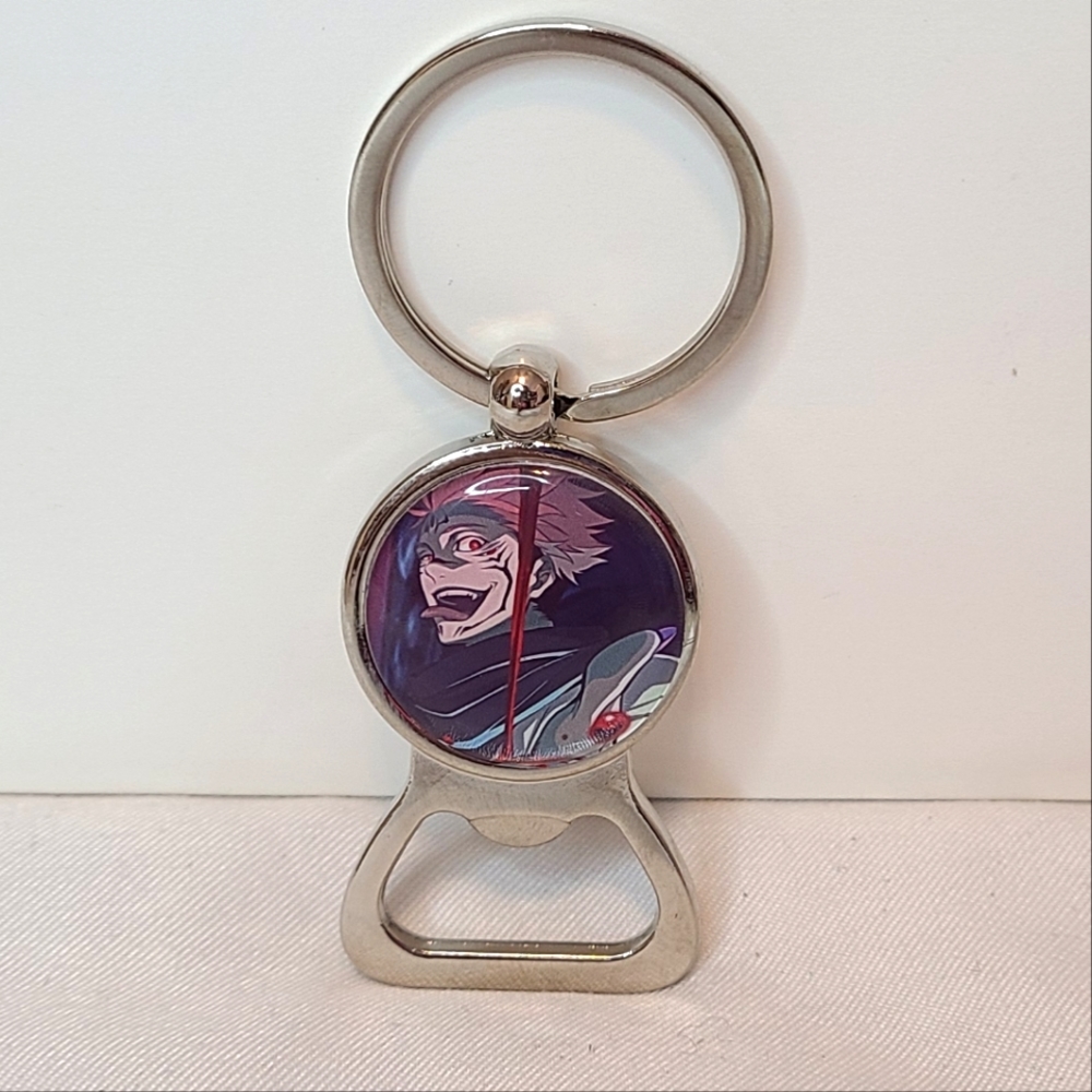 Sukuna Bottle Opener Keychain